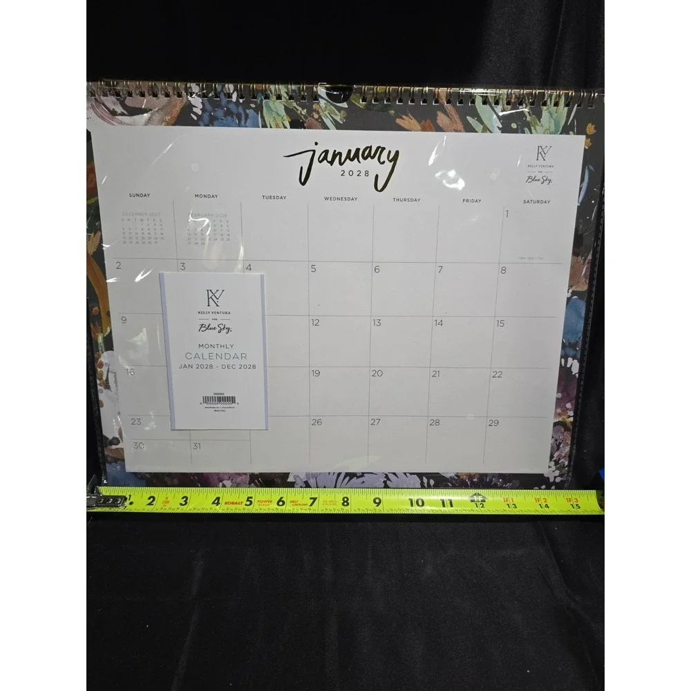 Kelly Ventura Blue Sky Monthly Calendar 2028